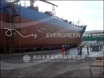 ship launching marine airbags