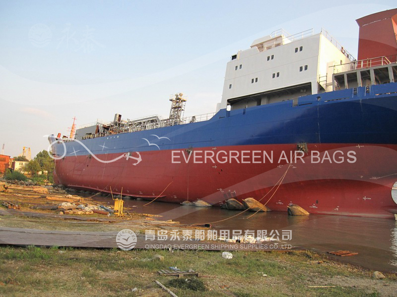 ship launching marine airbags