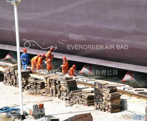 Ship Launching by Airbags