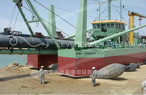 Dredger Launching by Shipping Airbags 