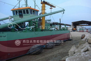 Dredger Launching by Marine Airbag